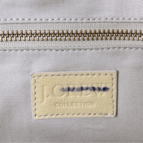 J.Crew VTG Patient Leather Shoulder Bag in Butter Yellow Y2K - Picture 11 of 13